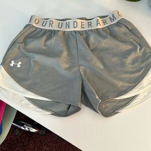 Light Grey Women’s Athletic Under Armour Shorts